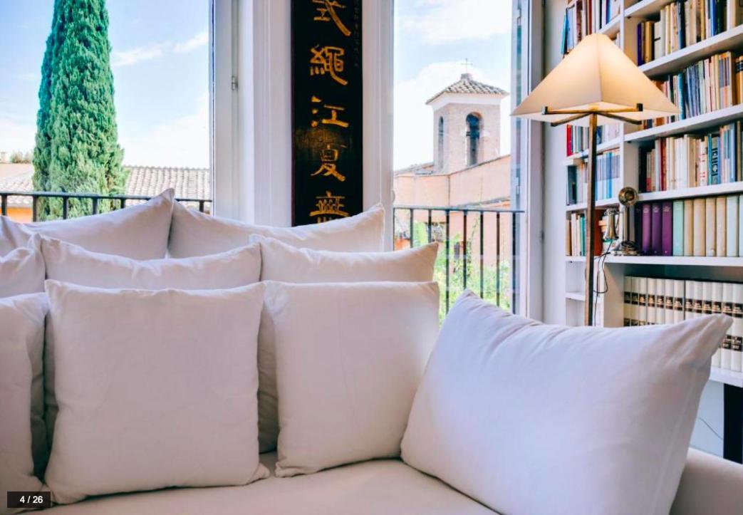 Luxury Art Apartment In Trastevere With Terrace Rome Exterior photo